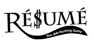RESUME THE JOB HUNTING GAME logo