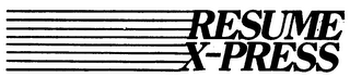 RESUME X-PRESS logo