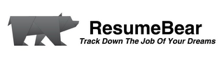 RESUMEBEAR TRACK DOWN THE JOB OF YOUR DREAMS logo