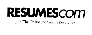 RESUMESCOM JOIN THE ONLINE JOB SEARCH REVOLUTION. logo