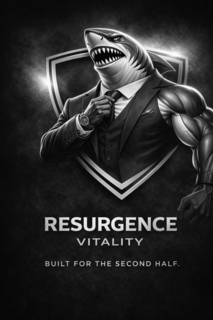 RESURGENCE VITALITY BUILT FOR THE SECOND HALF. logo