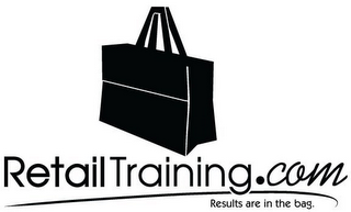 RETAILTRAINING.COM RESULTS ARE IN THE BAG. logo