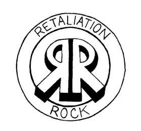 RETALIATION ROCK RR logo