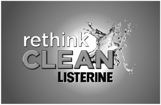 RETHINK CLEAN LISTERINE logo