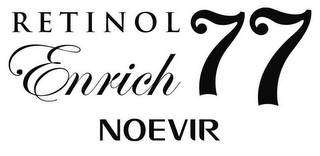 RETINOL ENRICH 77 NOEVIR logo