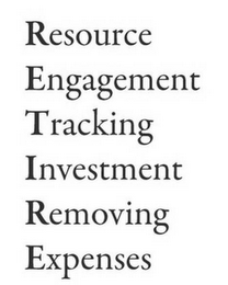 RETIRE RESOURCE ENGAGEMENT TRACKING INVESTMENT REMOVING EXPENSES logo