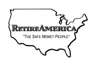 RETIREAMERICA "THE SAFE MONEY PEOPLE" logo