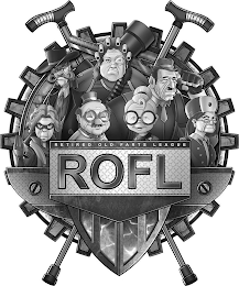 RETIRED OLD FARTS LEAGUE ROFL logo
