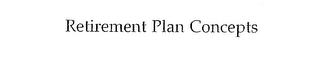 RETIREMENT PLAN CONCEPTS logo