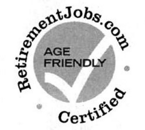 RETIREMENTJOBS.COM CERTIFIED AGE FRIENDLY logo