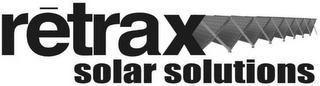 RETRAX SOLAR SOLUTIONS logo