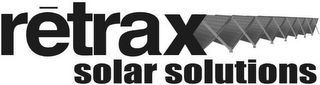 RETRAXXXXXXX SOLAR SOLUTIONS logo