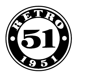 RETRO 51 1951 logo
