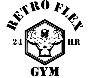 RETRO FLEX GYM 24 HR logo