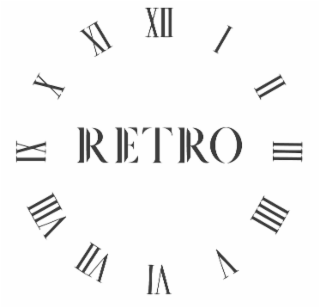 RETRO I II III IIII V VI VII VIII IX X XI XII logo