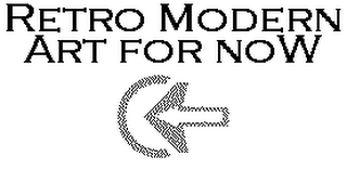 RETRO MODERN ART FOR NOW logo