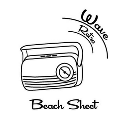 RETRO WAVE BEACH SHEET logo