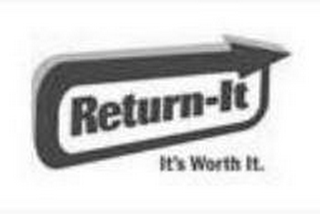 RETURN-IT IT'S WORTH IT. logo