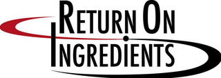 RETURN ON INGREDIENTS logo