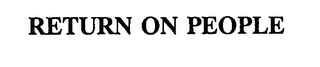 RETURN ON PEOPLE logo