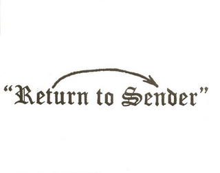 "RETURN TO SENDER" logo
