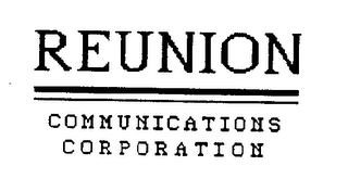 REUNION COMMUNICATIONS CORPORATION logo