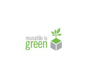REUSABLE IS GREEN logo