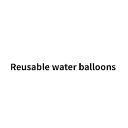 REUSABLE WATER BALLOONS logo