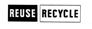 REUSE RECYCLE logo