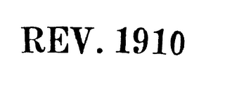 REV. 1910 logo