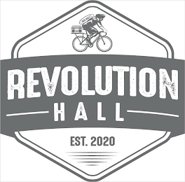 REV HALL REVOLUTION HALL EST. 2020 logo