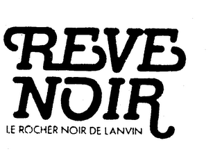 REVE NOIR LE ROCHER NOIR DE LANVIN logo