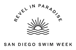 REVEL IN PARADISE SAN DIEGO SWIM WEEK logo