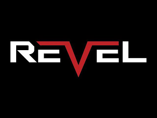 REVEL, V logo