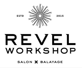 REVEL WORKSHOP SALON X BALAYAGE ESTD 2015 logo
