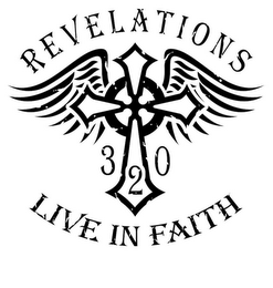 REVELATIONS 320 LIVE IN FAITH logo