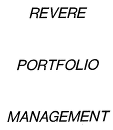 REVERE PORTFOLIO MANAGEMENT logo