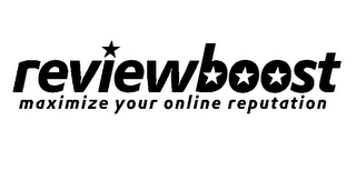 REVIEWBOOST MAXIMIZE YOUR ONLINE REPUTATION logo