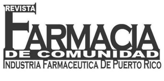 REVISTA FARMACIA DE COMUNIDAD INDUSTRIA FARMACEUTICA DE PUERTO RICO logo