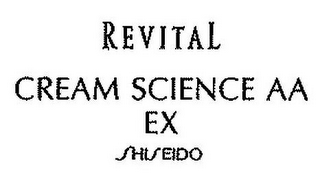 REVITAL CREAM SCIENCE AA EX SHISEIDO logo