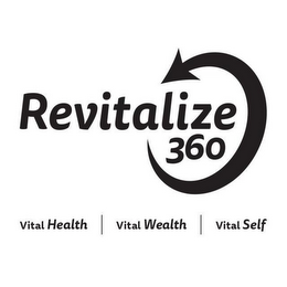 REVITALIZE 360 VITAL HEALTH | VITAL WEALTH | VITAL SELF logo