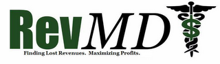 REVMD FINDING LOST REVENUES.  MAXIMIZING PROFITS. logo