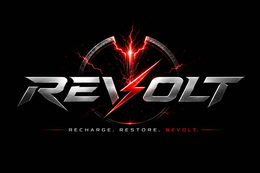REVOLT. RECHARGE. RESTORE. REVOLT. logo