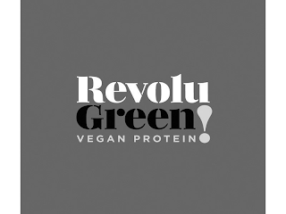 REVOLU GREEN! VEGAN PROTEIN logo