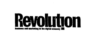 REVOLUTION BUSINESS AND MARKETING IN THE DIGITAL ECONOMY logo
