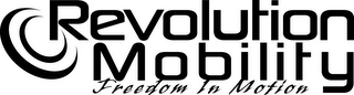 REVOLUTION MOBILITY FREEDOM IN MOTION logo