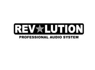 REVOLUTION PROFESSIONAL AUDIO SYSTEM logo
