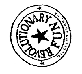 REVOLUTIONARY FUN WILLIAMSBURG, VA logo