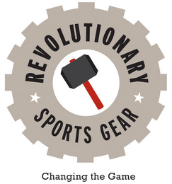 REVOLUTIONARY SPORTS GEAR CHANGING THE GAME logo
