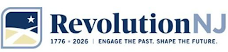 REVOLUTIONNJ 1776 2026 ENGAGE THE PAST. SHAPE THE FUTURE. logo